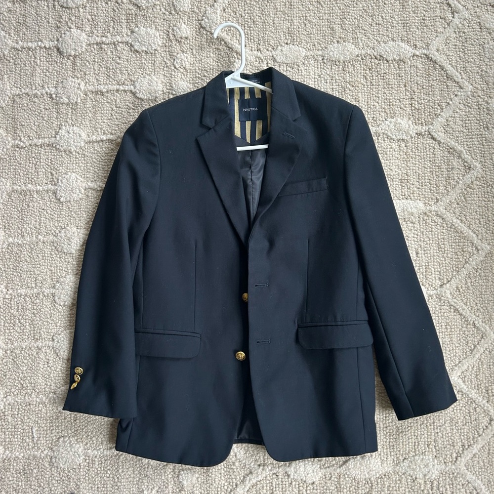 Nautica Navy Blazer with Gold Buttons